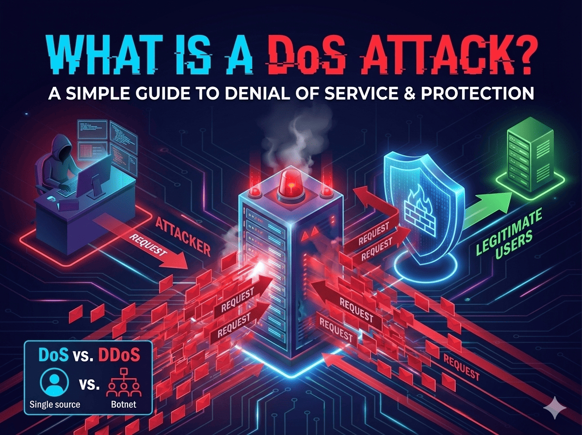 What Is a DoS Attack? A Simple Guide to Denial of Service Attacks and Protection Methods